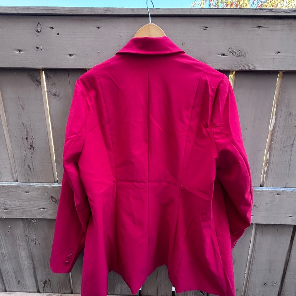 torrid Red Single-Button Tailored Blazer NWT - image 10